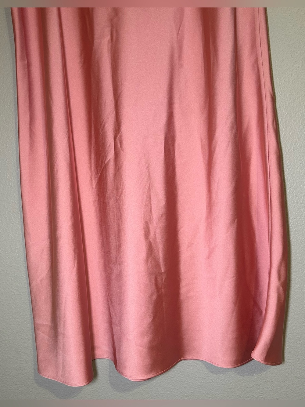 J. Crew Gwyneth Pink Satin Coquette Midi Slip Skirt Women’s Size Medium - Picture 9 of 12